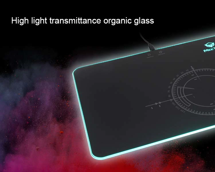 High light transmittance organic glass.