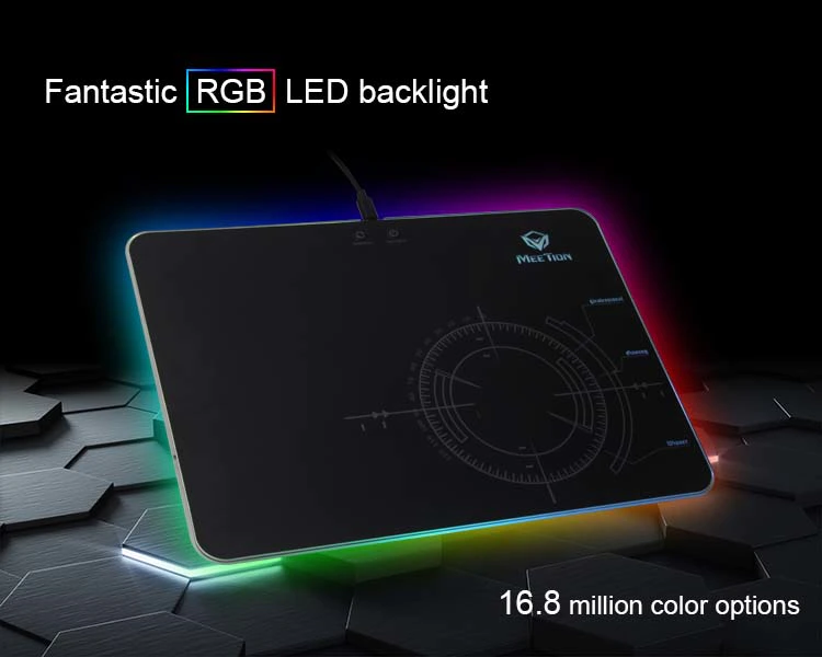 Fantástica retroiluminación LED RGB.