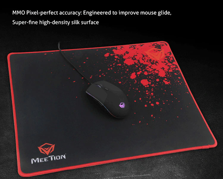 MMO Pixel-perfect accuracy: Engineered to improve mouse glide,Super-fine high-density silk surface.
