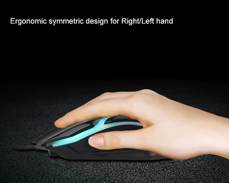 Ergonomic symmetric design for Right/ Left hand