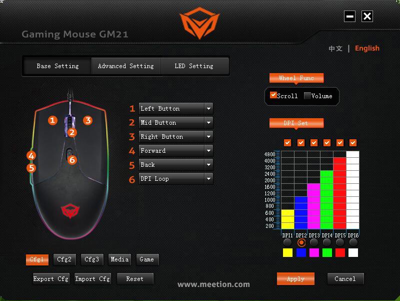 GM21Gaming Mouse Software