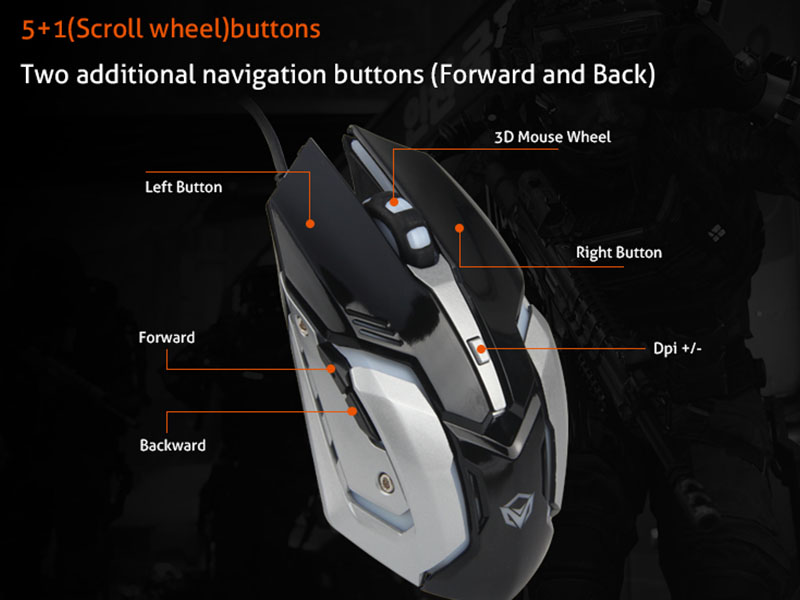 Best Buy Optom Pc Backlit Gamer Mouse M915 Meropriyatie