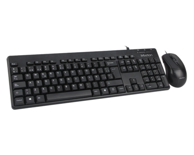 Economic Office Wired Mouse and Keyboard Combo<br>AT100