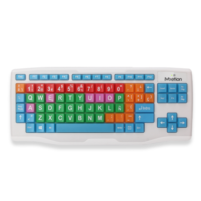 Wireless Coloured Chidren Keyboard with Big Buttons <br> WK800