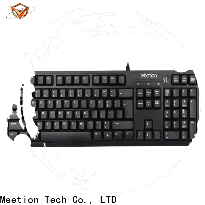 best wired keyboard with usb hub supplier Meetion