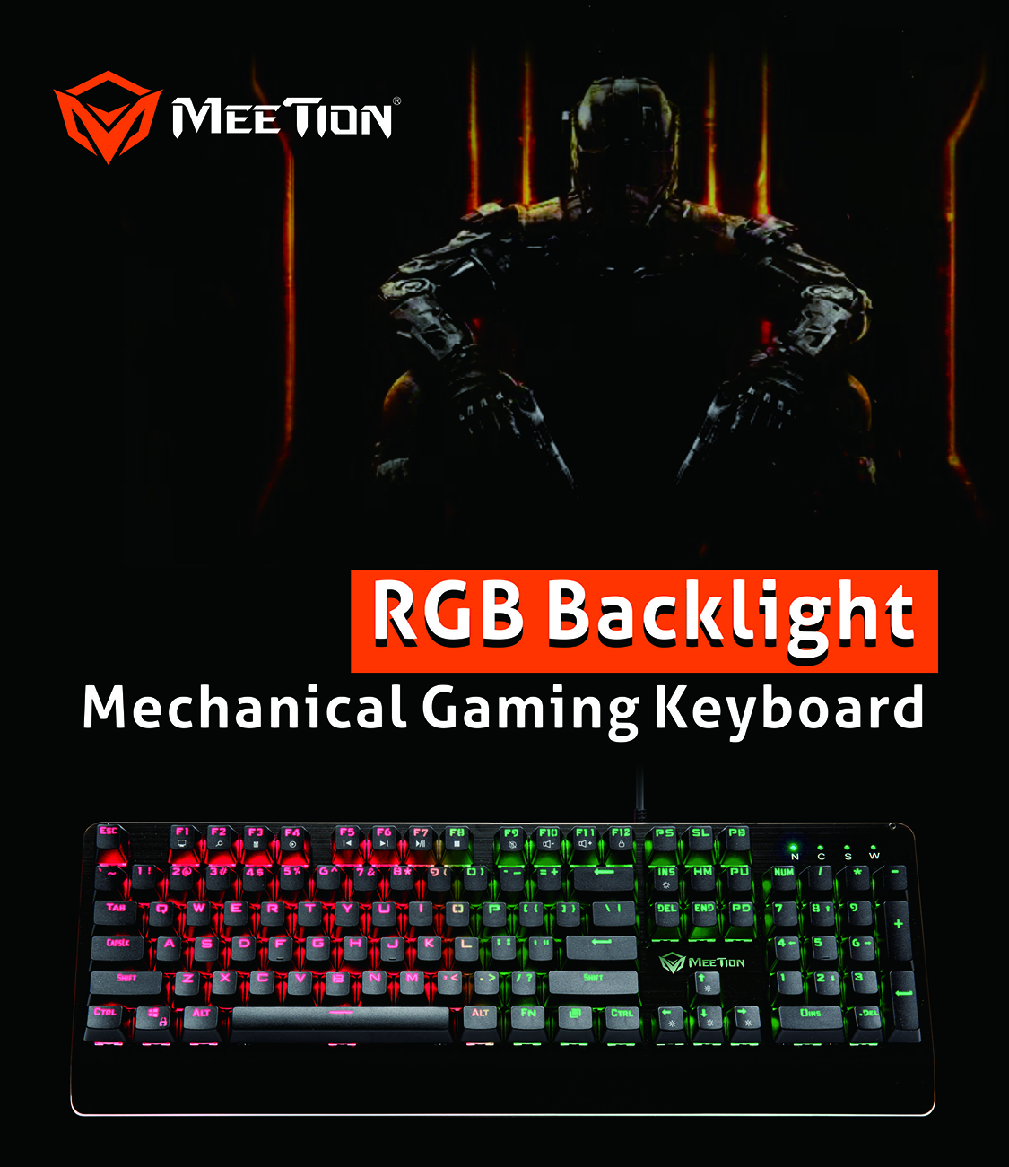 Best Budget Wholesale Meetion Mk01mechanical Gaming Keyboard