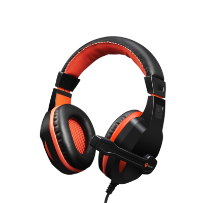 Scalable Noise-canceling Stereo Leather Wired Gaming Headset with Mic<br>HP010