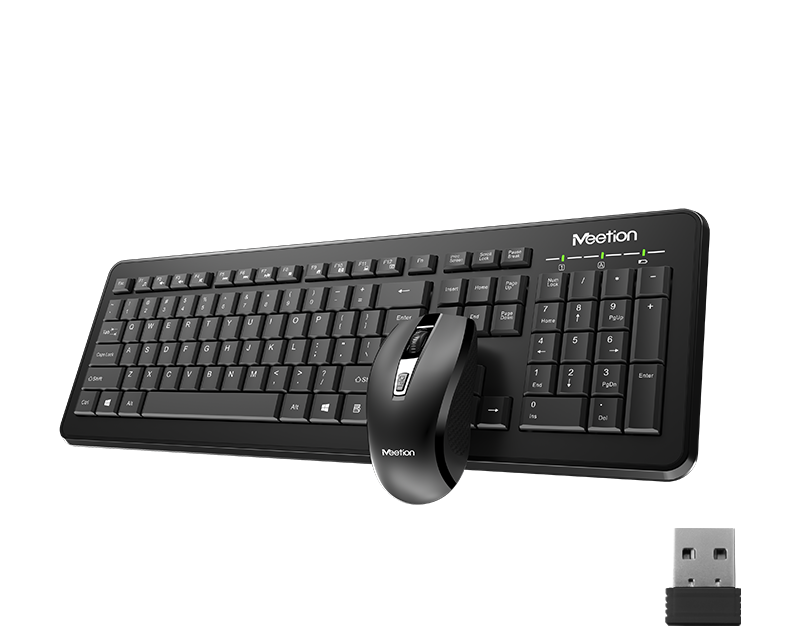 Meetion Wireless Keyboard and Mouse Bundle C4120 for Computer