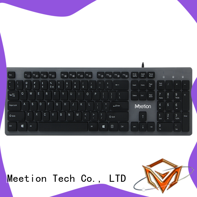 Meetion quiet wired keyboard supplier