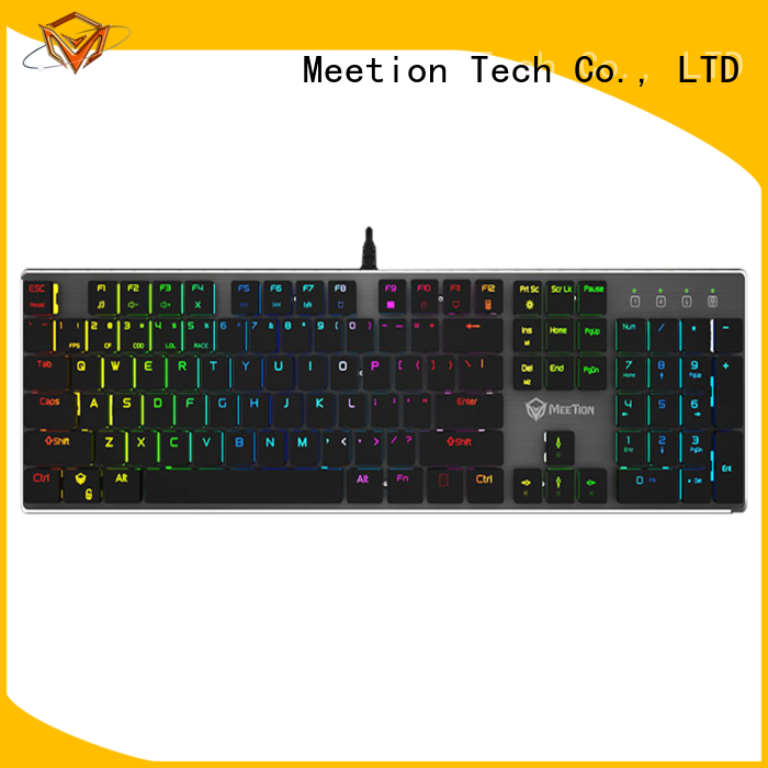 bulk purchase backlit keyboard supplier Meetion