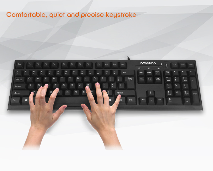 Best Wholesale Desktop Keyboard With Usb Hub Meetion