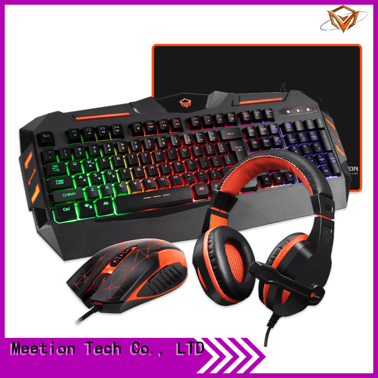Meetion light up keyboard and mouse factory